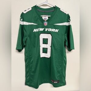 New Nike Mens On Field Aaron Rodgers #8 New York Jets Green Jersey Size Small